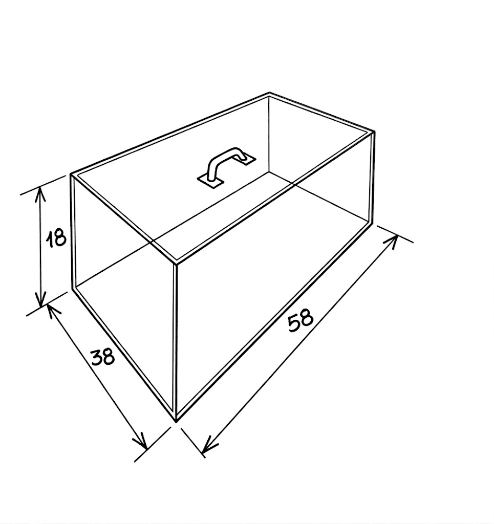 Tapa Cubre Bandejas con Manija