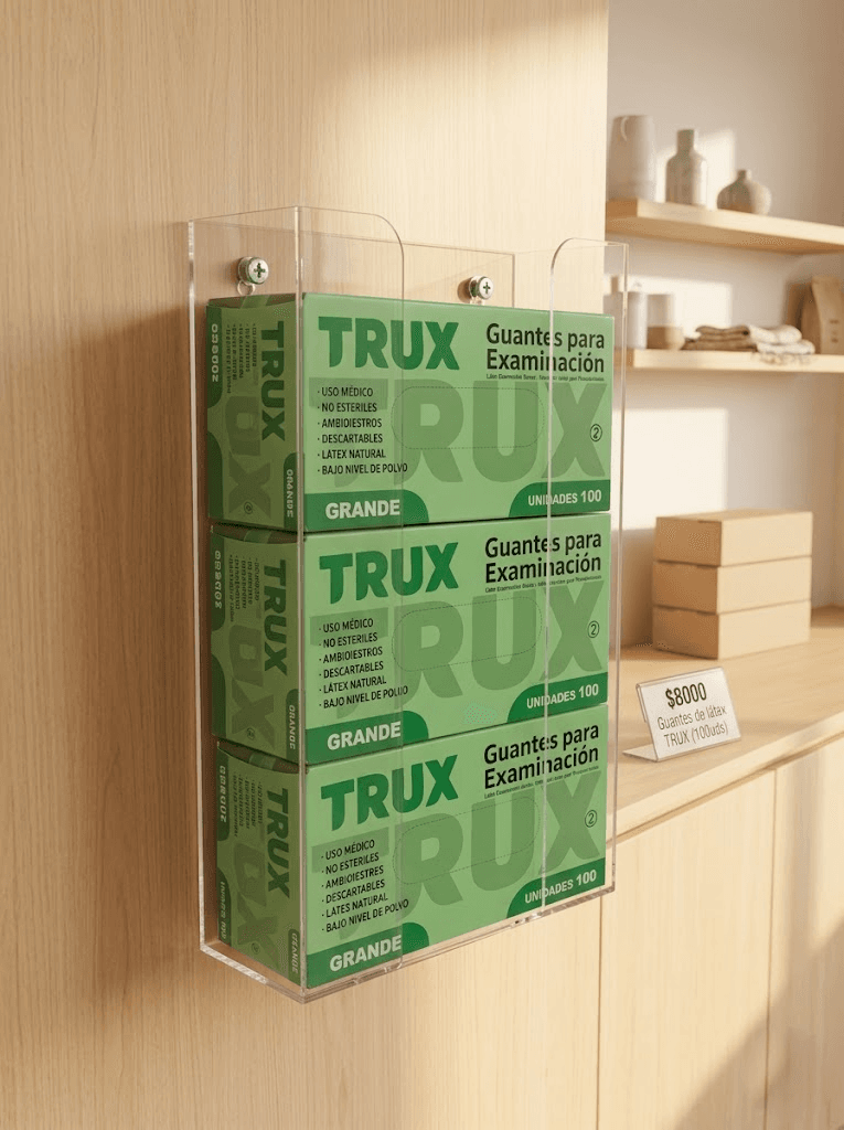 Organizador Triple para Cajas de Insumos